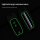 Mercedes-benz e-class key cover with light-storing luminescence, featuring fluorescent buttons and ribbons visible in the dar...