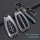 Silver chevrolet key cover with red, blue, and white stripes, designed for malibu, cruze, equinox, and more, offering full pr...