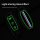 Glow-in-the-dark nissan key cover for 14th-gen sylphy, qashqai, kicks, featuring light-storing ribbons and clearly visible bu...