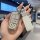 A hand holds a jeep key cover for cherokee, compass, and grand cherokee, featuring a glittery design with a diamond-encrusted...