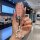 A hand holds a stylish key cover for the red flag hs5, hs7, hs9, and eqm5 2025 models, featuring a glittery pink design with ...