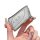 A hand holds a sleek, silver lexus key cover with a textured finish, designed for es, nx, ux, and ls models, featuring lock a...