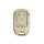 Elegant chevrolet suburban key cover designed for gmc yukon, featuring a sleek cream and gold finish with lock, unlock, trunk...