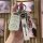 A hand holds a sleek, white hyundai key cover with a matching lanyard and carabiner, designed for universal fitment on hyunda...
