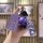 A hand holds a purple acura key cover with a matching bear charm and strap, showcasing stylish car key protection for models ...