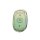 A green aima luna bubble key cover for e-bike remote, featuring a sleek design with lock and unlock buttons, ideal for protec...