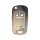 Shiny black buick key cover for excelle, regal, gl8 & enclave, featuring lock and unlock buttons with a sleek design.