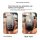 Red flag h5 key cover 2023: front and rear views showcasing premium leather protection with no missing buttons for comprehens...