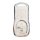 Silver nissan classic sylphy d50 key cover for remote fob, featuring three buttons with clear labels and a sleek design.