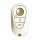 White mercedes e300l key cover for c260l, a200l, c200l, glc300l, and gla200, featuring lock, unlock, and trunk release button...