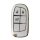 Protect your fiat ottimo key with this sleek, white key cover designed for jeep and fiat models, featuring lock, unlock, and ...