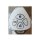 White toyota oem-style key cover for camry, corolla, rav4 (2007–), featuring lock, unlock, trunk, and panic buttons with slee...