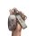 A hand holds a sleek hongqi key cover with a metallic finish and the brand logo, paired with a leather key fob featuring eleg...
