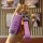 A hand holds a sleek purple mazda 3 key cover with a slim leather shell, featuring a diamond-patterned strap and a numbered c...
