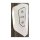 White volkswagen golf 8 key cover for 2022 lamando l, featuring lock, unlock, and trunk icons on a sleek design.