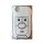 White buick excelle key cover for 2008–2015 models, featuring lock/unlock buttons and a car icon on a sleek design.