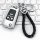 Stylish chevrolet key cover for cruze, malibu & trax, featuring a sleek design with a braided leather keychain and protective...