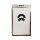 Premium leather nio nfc key cover for es6, es8, and ec6, featuring a sleek white design with a black logo.