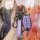 A hand holds a stylish purple nissan key cover for models like sylphy, teana, and x-trail, featuring a sleek design with a ca...