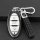 Premium benteng t77 key cover featuring a sleek silicone shell with a braided leather keychain, designed for modern car keys.