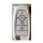 White lincoln corsair key cover featuring lock, unlock, and trunk release buttons, designed for aviator, nautilus, z, and mkc...