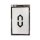 Aito wenjie m5 m7 card key cover featuring a sleek white design with a black geometric logo, perfect for protecting your huaw...