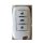 Lufeng x2 smart key cover featuring a sleek white design with a metal clasp and three buttons for lock, unlock, and car icon ...