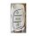 Ds-compatible aftermarket key cover for nissan, honda, toyota, featuring a sleek white design with lock, unlock, and trunk ic...