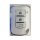 White mitsubishi asx key cover for 2020–2022 models, featuring lock, unlock, and trunk release buttons with a sleek chrome bo...