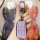 A hand holds a light purple chery key cover for arrizo 8, tiggo 8, and qq ice cream, featuring a sleek design with three butt...